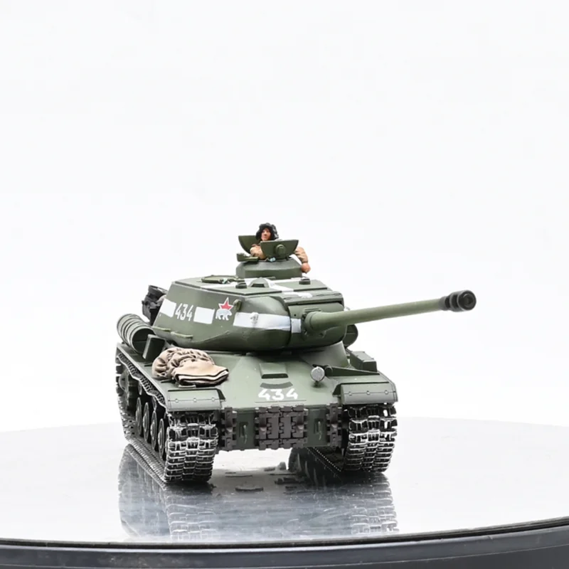 1/72 Berlin JS2 Heavy Tank Stalin 2 Including One Man Tank World Final Static Completion Toy Tank Model Ornament