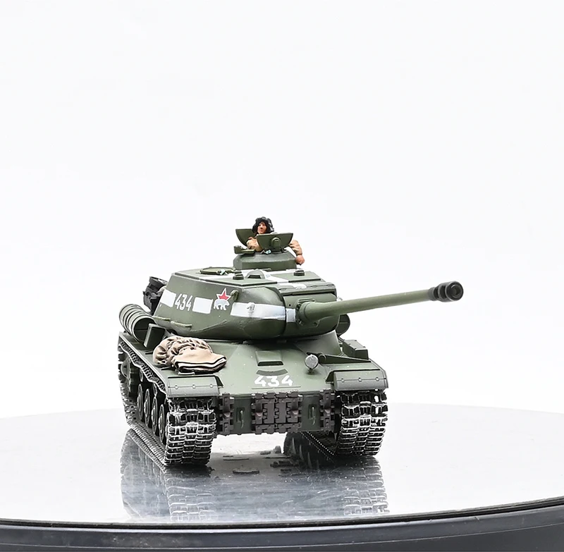 1/72 Berlin JS2 Heavy Tank Stalin 2 Including One Man Tank World Final Static Completion Toy Tank Model Ornament
