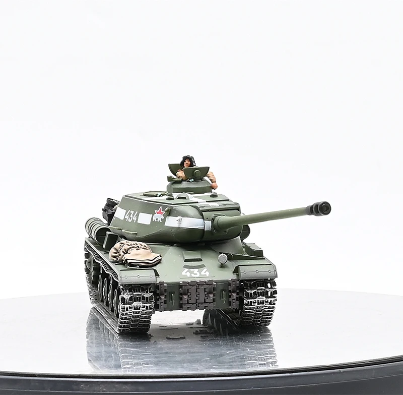 1/72 Berlin JS2 Heavy Tank Stalin 2 Including One Man Tank World Final Static Completion Toy Tank Model Ornament