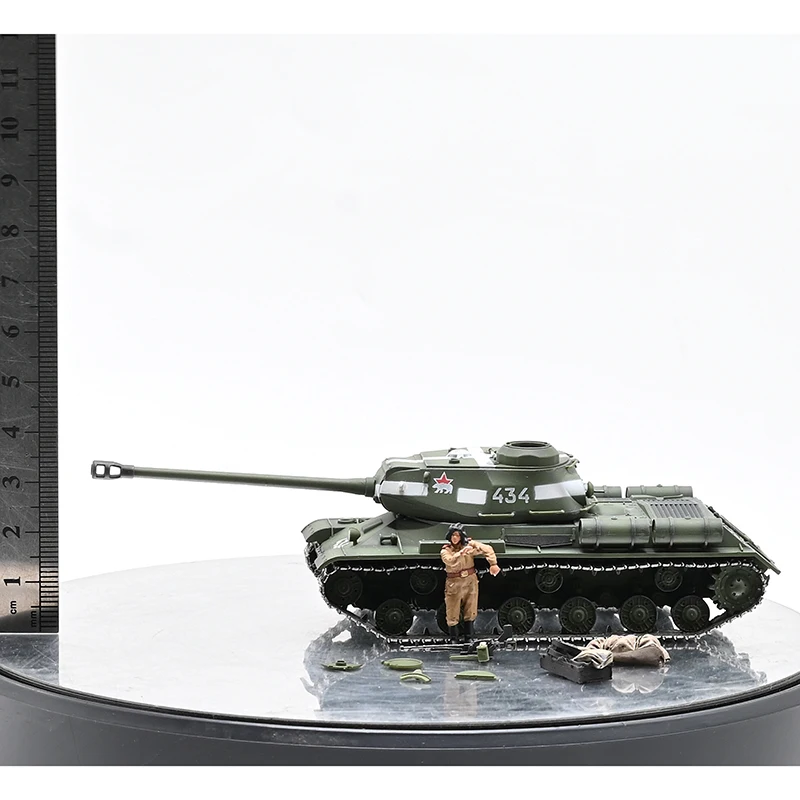 1/72 Berlin JS2 Heavy Tank Stalin 2 Including One Man Tank World Final Static Completion Toy Tank Model Ornament