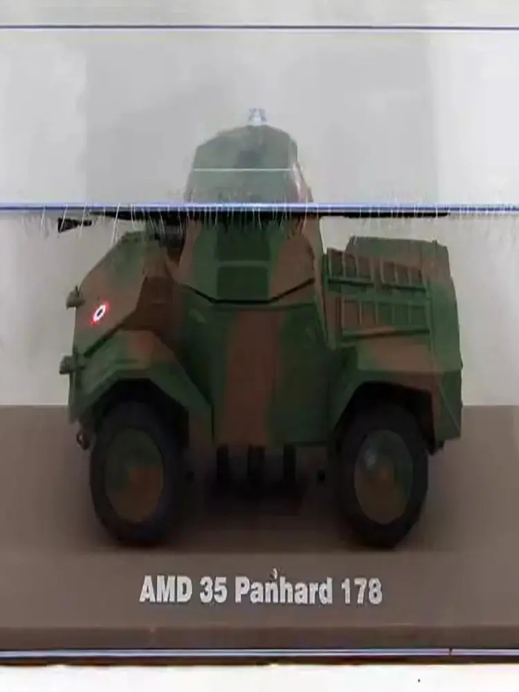 1/43 Panhard AMD 178 French wheeled armored vehicle final static product toy tank model decoration