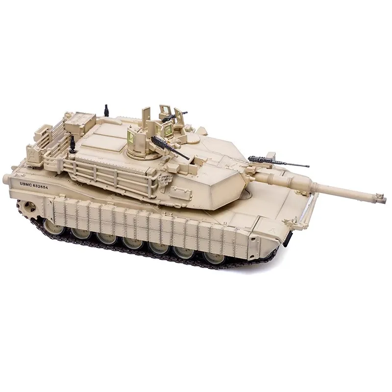 1/72 M1A1TUSK Main Battle Tank, US Marine Corps Sand Colored Static Finished Product, Toy Tank Model Ornament 1/72 M1A1TUSK Main Battle Tank, US Marine Corps Sand Colored Static Finished Product, Toy Tank Model Ornament