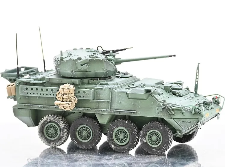 American Stryker Infantry 1/72 Tank Tank Tank M1296 Dragon Cavalry Armor Final Static Product Toy Tank Model Decoration