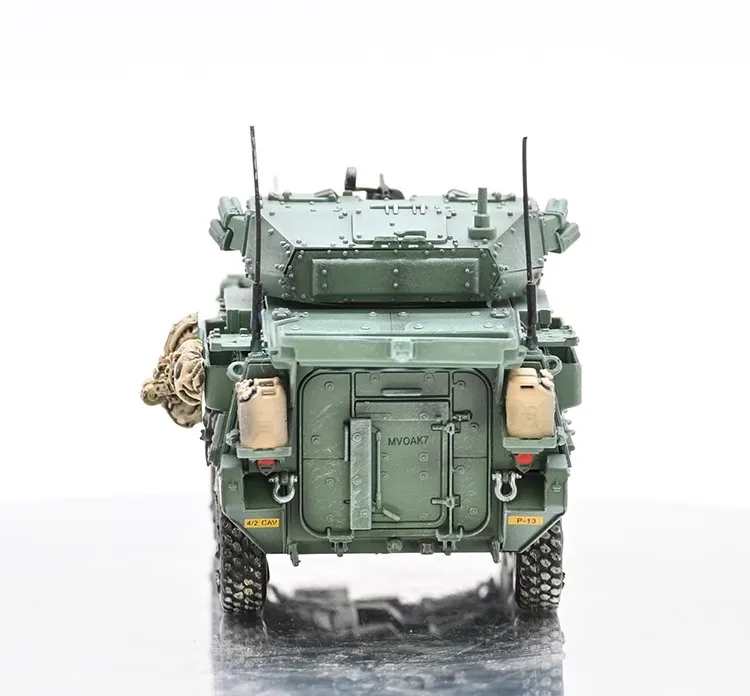 American Stryker Infantry 1/72 Tank Tank Tank M1296 Dragon Cavalry Armor Final Static Product Toy Tank Model Decoration