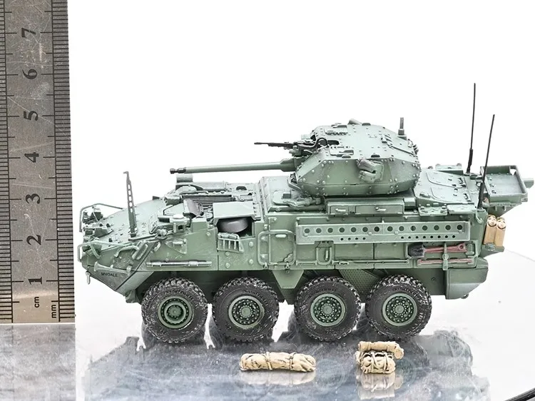American Stryker Infantry 1/72 Tank Tank Tank M1296 Dragon Cavalry Armor Final Static Product Toy Tank Model Decoration