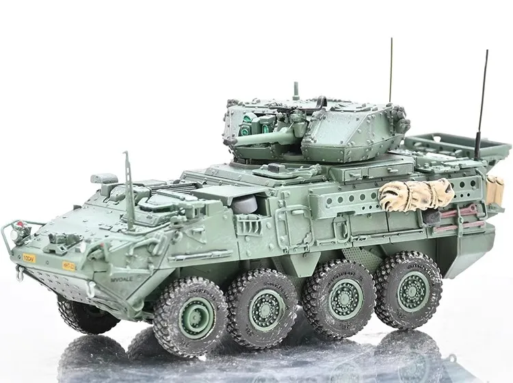 American Stryker Infantry 1/72 Tank Tank Tank M1296 Dragon Cavalry Armor Final Static Product Toy Tank Model Decoration