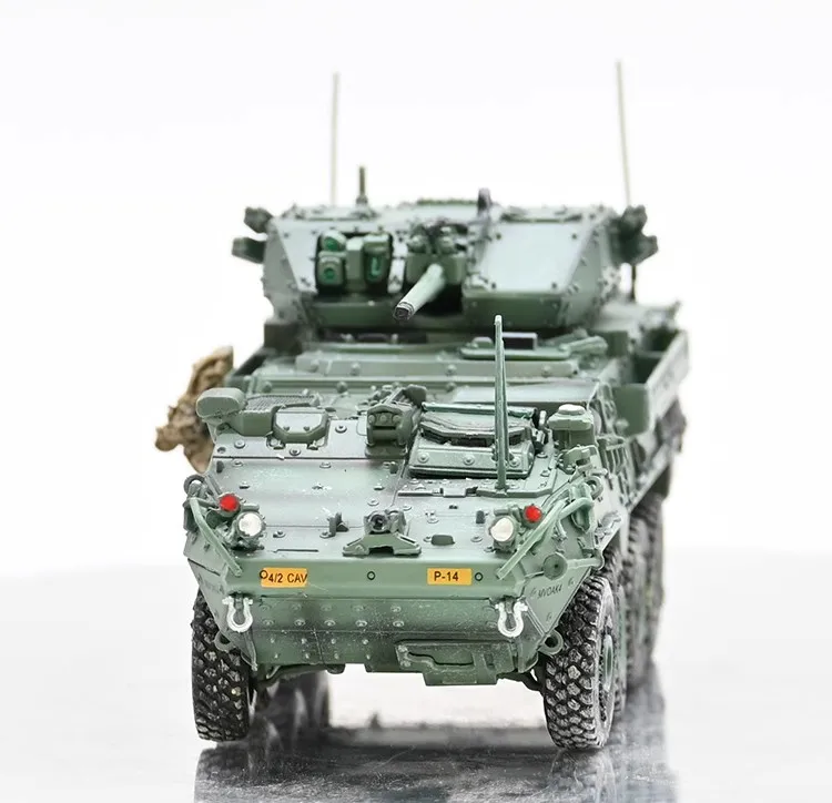 American Stryker Infantry 1/72 Tank Tank Tank M1296 Dragon Cavalry Armor Final Static Product Toy Tank Model Decoration