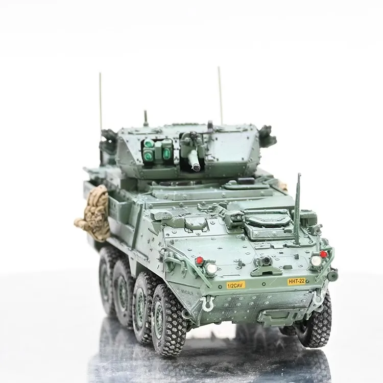 American Stryker Infantry 1/72 Tank Tank Tank M1296 Dragon Cavalry Armor Final Static Product Toy Tank Model Decoration