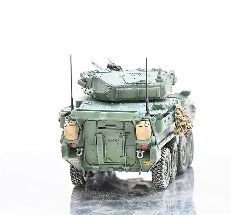 American Stryker Infantry 1/72 Tank Tank Tank M1296 Dragon Cavalry Armor Final Static Product Toy Tank Model Decoration