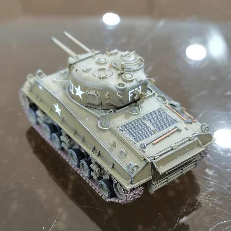 M4A3 HVSS1/72 Tank POA-CWS-H5 Flamethrower North Korea 1951 Final Static Completed Product Toy Tank Model Ornament Tank World