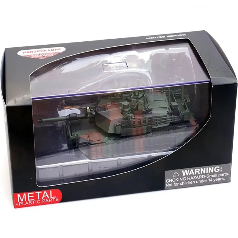 American M1A2SEPTUSKII M1 Main Battle Tank NATO Tricolor 1/72 Static Completion Toy Tank Model Ornament