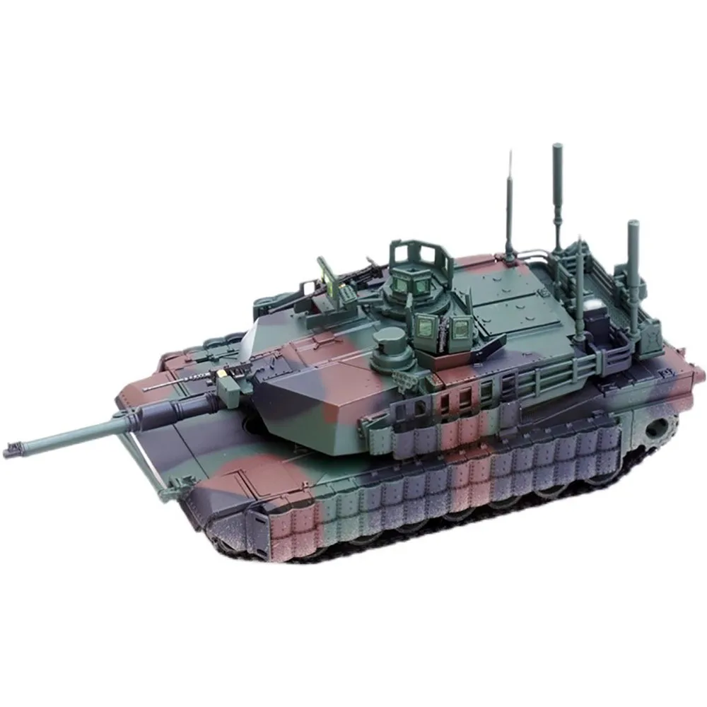 American M1A2SEPTUSKII M1 Main Battle Tank NATO Tricolor 1/72 Static Completion Toy Tank Model Ornament