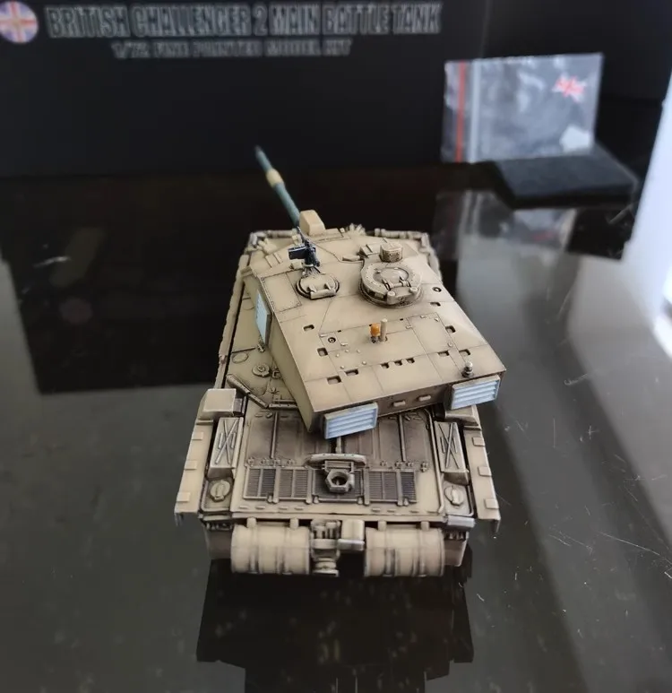 British Challenger 2 Main Battle 1/72 Tank Iraq Gulf War Finished Product Model Static Ornament Static Finished Product Model