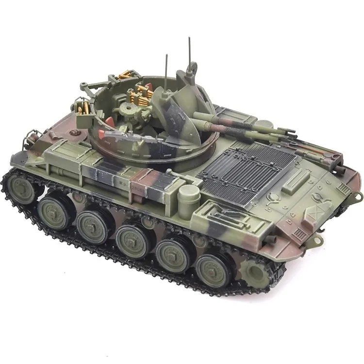 1/72 M42 Self-propelled Tank Gun Camouflage Coating M42 Anti Sky Gun Vehicle Static Finished Product Toy Tank Model Ornament 1/72 M42 Self-propelled Tank Gun Camouflage Coating M42 Anti Sky Gun Vehicle Static Finished Product Toy Tank Model Ornament