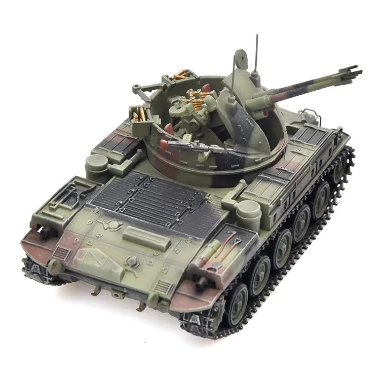 1/72 M42 Self-propelled Tank Gun Camouflage Coating M42 Anti Sky Gun Vehicle Static Finished Product Toy Tank Model Ornament 1/72 M42 Self-propelled Tank Gun Camouflage Coating M42 Anti Sky Gun Vehicle Static Finished Product Toy Tank Model Ornament