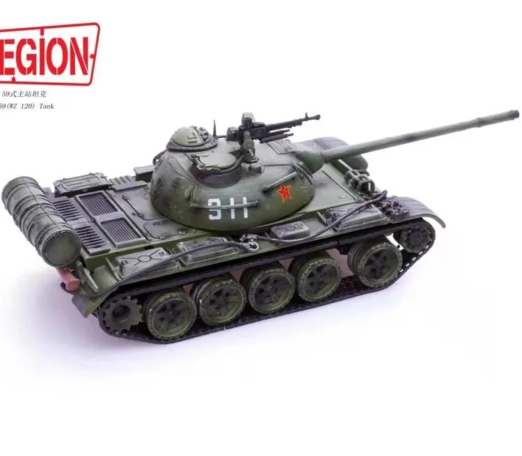 1/72 China Type 59 Main Battle Tank World (WZ120) Completed Model Static Ornament 1/72 China Type 59 Main Battle Tank World (WZ120) Completed Model Static Ornament