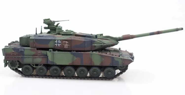 New German Leopard 2A7PRO Main Station Tank NATO Tri Color Camouflage 1/72 Final Static Finished Product Toy Tank Model Ornament