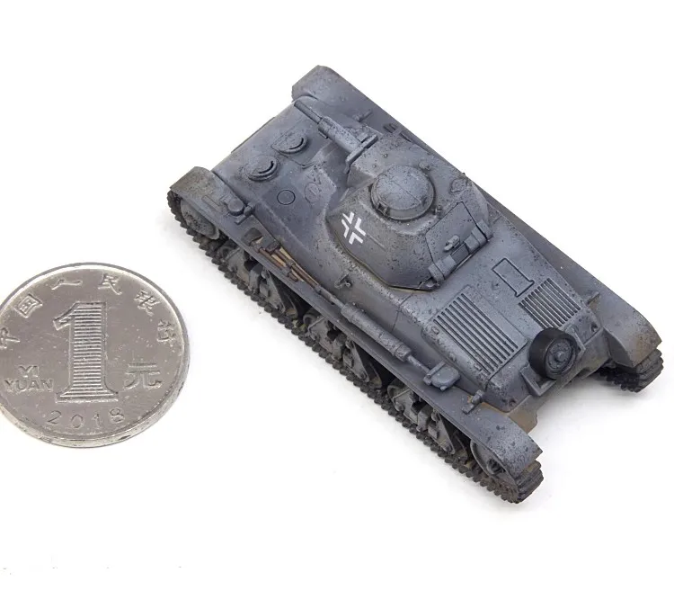 Hexameter CP0812 German 35H734 (f) Light Tank 1/72 Static Finished Product Toy Model Ornament