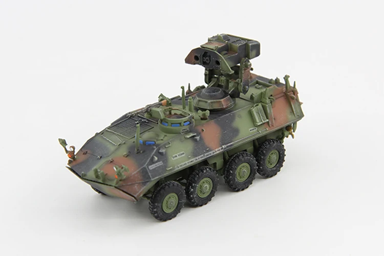 1/72 US Marine Corps Tank Missile Fighting Vehicle Final Static Completed Product Toy Tank Model Ornament