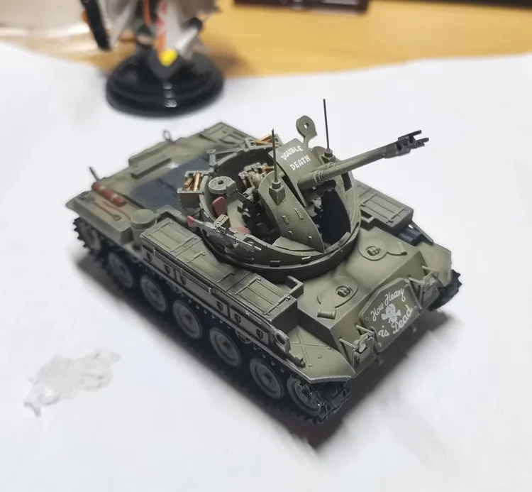 1/72 German M42 Self-propelled M42 Finished Tank Model Static Completion Product Toy Tank Model Ornament