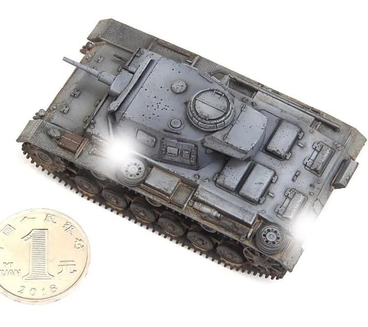 Hexameter CP0108 World G-Type Grey New Version of Tank No. 3, Figure 1/72 Completed Static Model Ornament