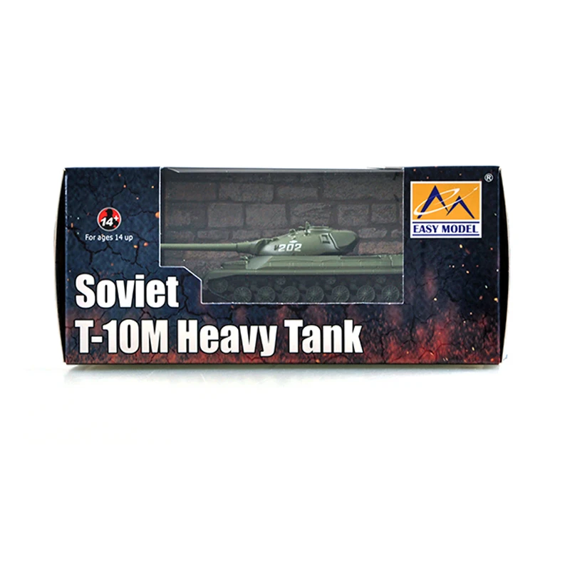 Easymodel 35173 1/72 Soviet T-10 Heavy Tank Finished Military Static Plastic Model Toy Collection Ornament or Gift