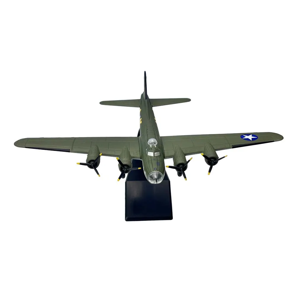 1/144 Scale WWII US B17 B-17 Flying Fortress Heavy Bomber Metal Military Airplane Plane Toy Model Collection Gift 1/144 Scale WWII US B17 B-17 Flying Fortress Heavy Bomber Metal Military Airplane Plane Toy Model Collection Gift