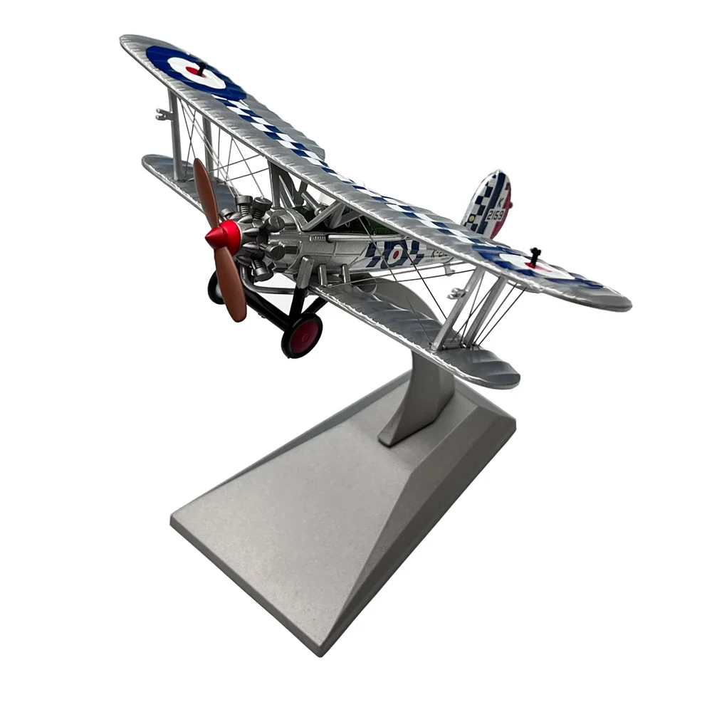 1:72 Scale WWI British Royal Air Force Bristol Bulldog Biplane Propeller Fighter Diecast Metal Plane Aircraft Model Toy 1:72 Scale WWI British Royal Air Force Bristol Bulldog Biplane Propeller Fighter Diecast Metal Plane Aircraft Model Toy