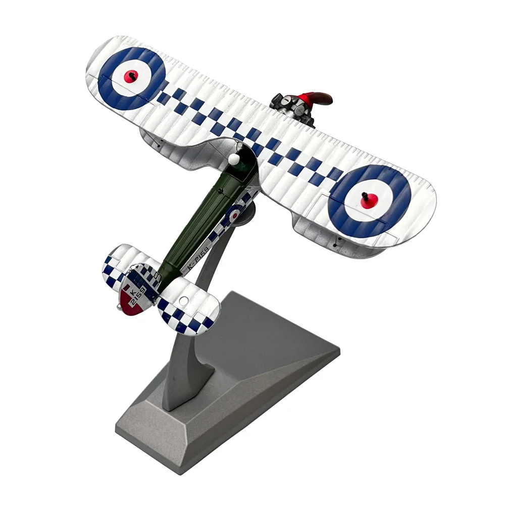 1:72 Scale WWI British Royal Air Force Bristol Bulldog Biplane Propeller Fighter Diecast Metal Plane Aircraft Model Toy 1:72 Scale WWI British Royal Air Force Bristol Bulldog Biplane Propeller Fighter Diecast Metal Plane Aircraft Model Toy