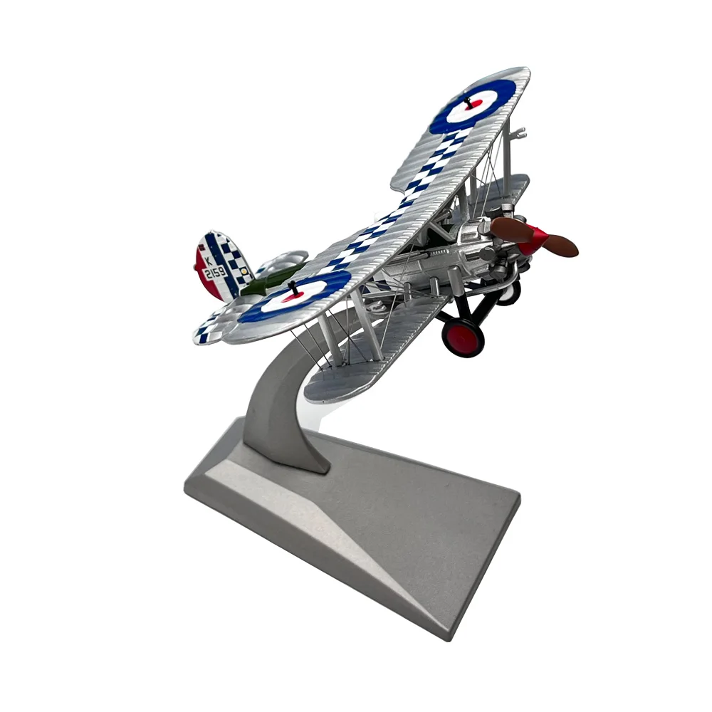 1:72 Scale WWI British Royal Air Force Bristol Bulldog Biplane Propeller Fighter Diecast Metal Plane Aircraft Model Toy 1:72 Scale WWI British Royal Air Force Bristol Bulldog Biplane Propeller Fighter Diecast Metal Plane Aircraft Model Toy