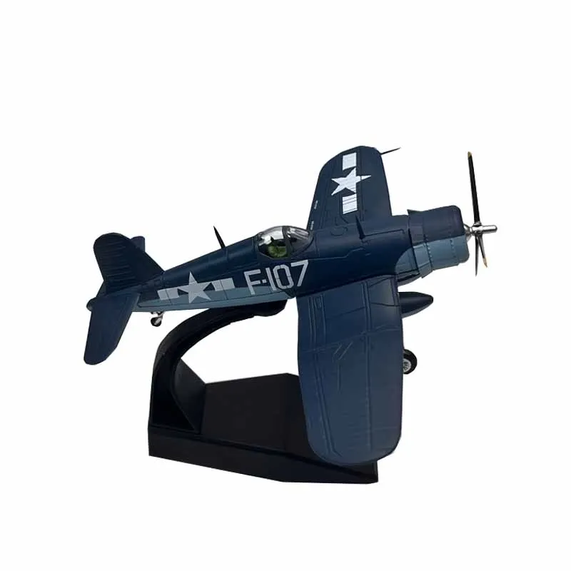 1/72 Scale WW2 US F4U-1 F4U Corsair Dragon  Fighter Aircraft Metal Military Plane Diecast Model Toy Children Collection or Gift