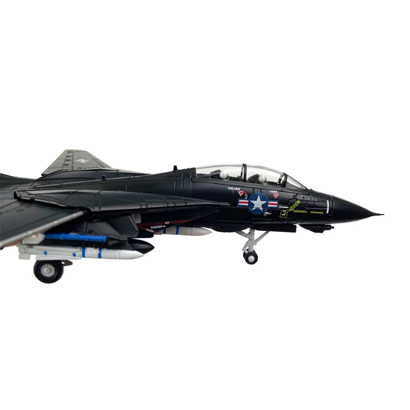 1/100 US Navy Grumman F14 F-14A Tomcat VX-4 Fighter Aircraft Metal Military Toy Diecast Plane Model for Collection or Gift&hellip;