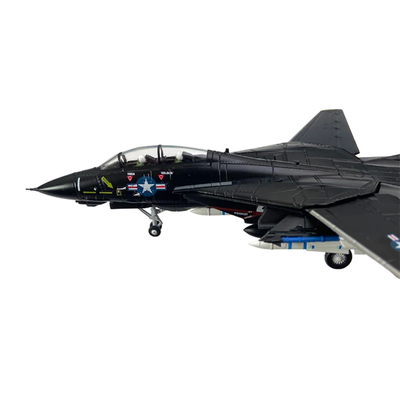 1/100 US Navy Grumman F14 F-14A Tomcat VX-4 Fighter Aircraft Metal Military Toy Diecast Plane Model for Collection or Gift&hellip;
