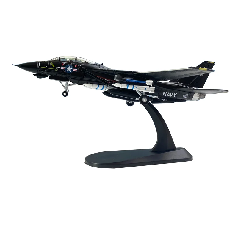1/100 US Navy Grumman F14 F-14A Tomcat VX-4 Fighter Aircraft Metal Military Toy Diecast Plane Model for Collection or Gift&hellip;