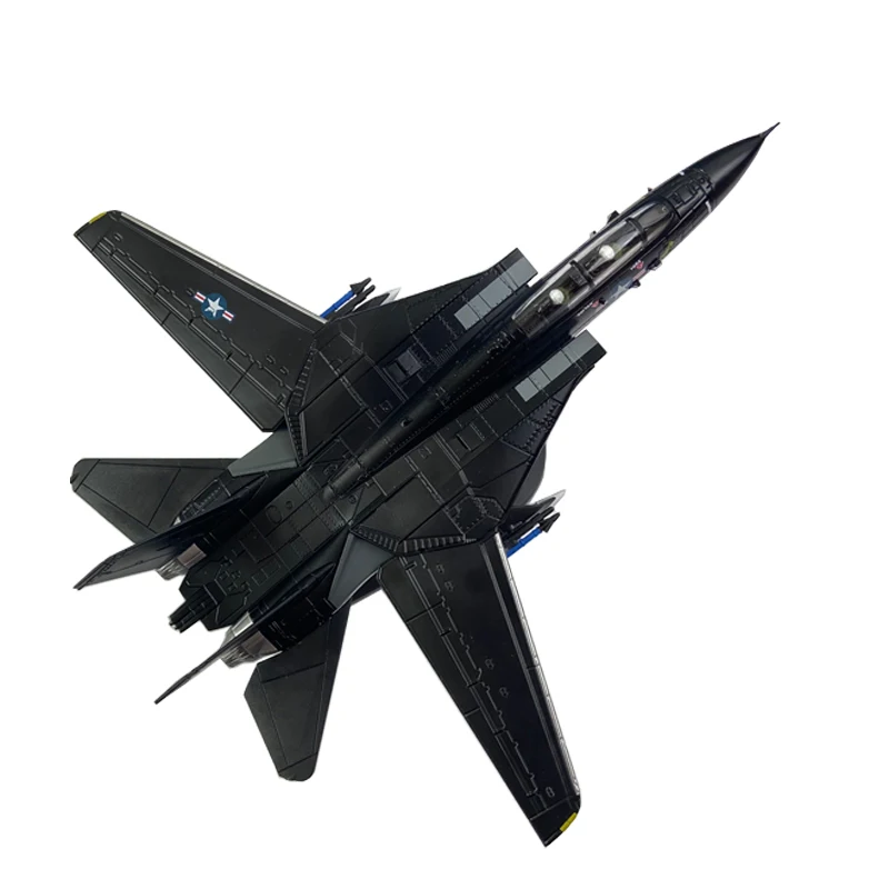 1/100 US Navy Grumman F14 F-14A Tomcat VX-4 Fighter Aircraft Metal Military Toy Diecast Plane Model for Collection or Gift&hellip;