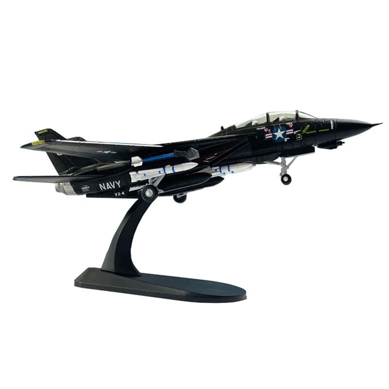 1/100 US Navy Grumman F14 F-14A Tomcat VX-4 Fighter Aircraft Metal Military Toy Diecast Plane Model for Collection or Gift&hellip;