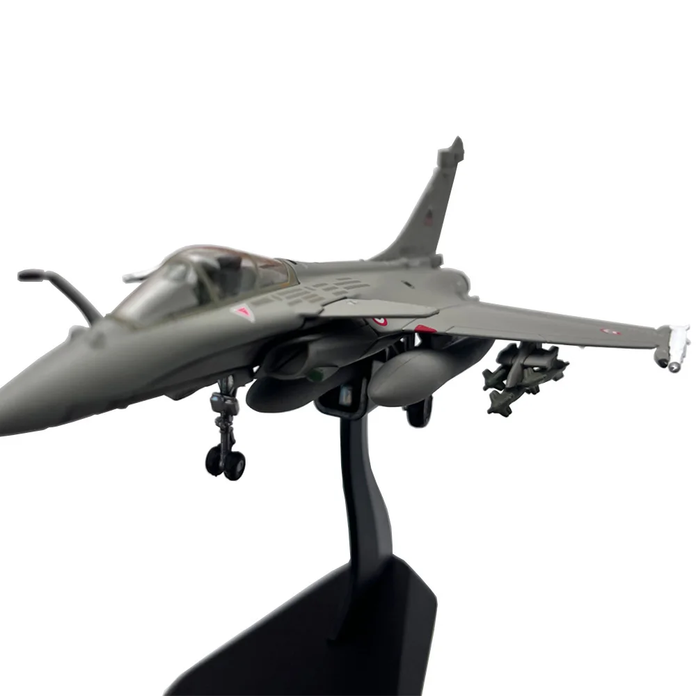 1:100 France Rafale C Libya War Fighter Toy Jet Aircraft Metal Military Diecast Plane Toy Model for Collection or Gift