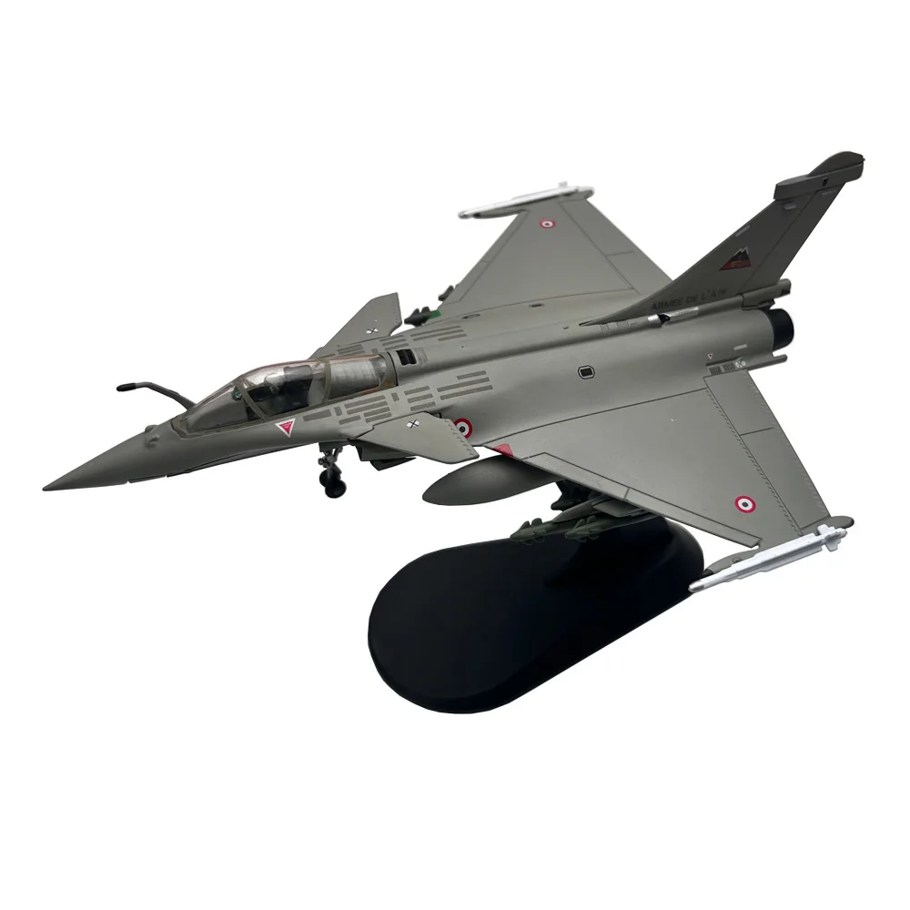 1:100 France Rafale C Libya War Fighter Toy Jet Aircraft Metal Military Diecast Plane Toy Model for Collection or Gift