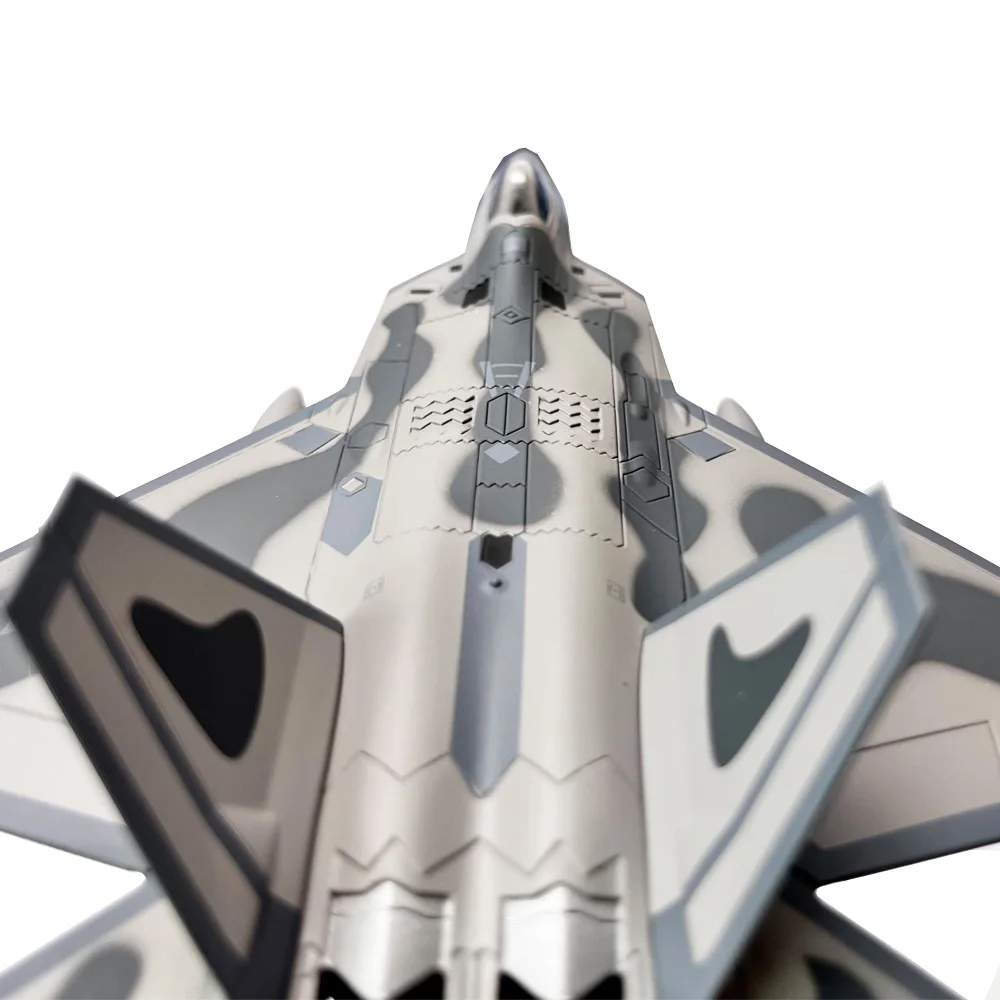 1:100 1/100 Scale US Lockheed Martin F-22 F22 Raptor Fighter Plane Diecast Metal Airplane Aircraft Model Children Gift Toy