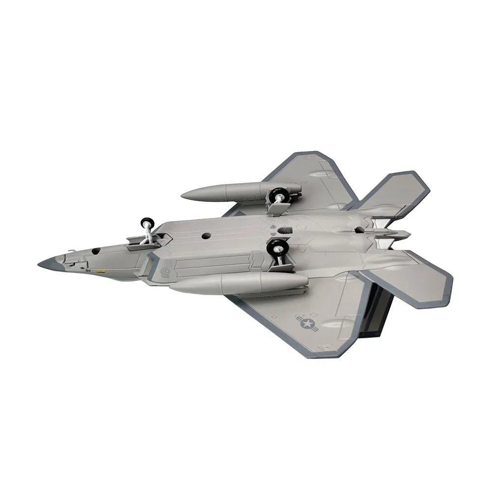 1:100 1/100 Scale US Lockheed Martin F-22 F22 Raptor Fighter Plane Diecast Metal Airplane Aircraft Model Children Gift Toy