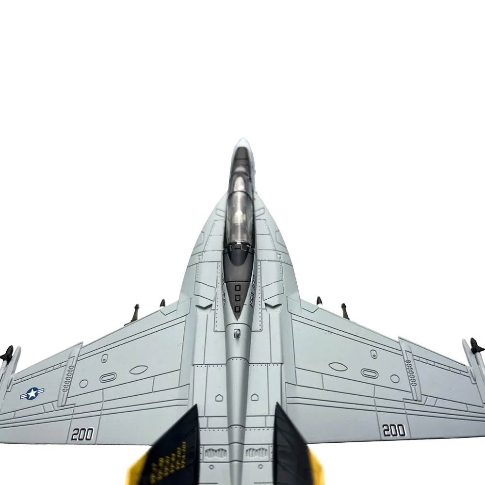 1/100 Scale US F18 F/A-18F Super Hornet VFA-2 Fighter Jet Airplane Aircraft Metal Military Plane Toy Model Collection Gift 1/100 Scale US F18 F/A-18F Super Hornet VFA-2 Fighter Jet Airplane Aircraft Metal Military Plane Toy Model Collection Gift