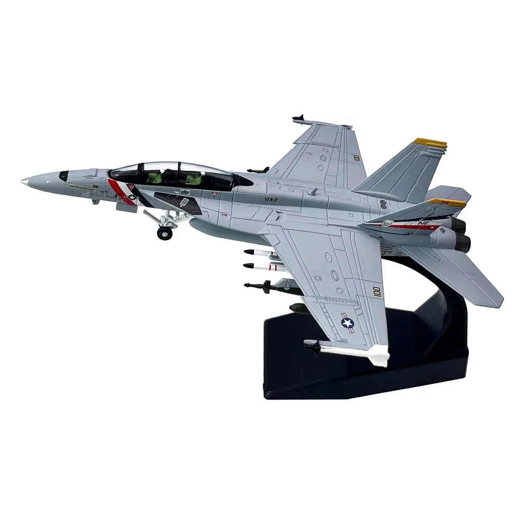 1/100 Scale US F18 F/A-18F Super Hornet VFA-2 Fighter Jet Airplane Aircraft Metal Military Plane Toy Model Collection Gift 1/100 Scale US F18 F/A-18F Super Hornet VFA-2 Fighter Jet Airplane Aircraft Metal Military Plane Toy Model Collection Gift