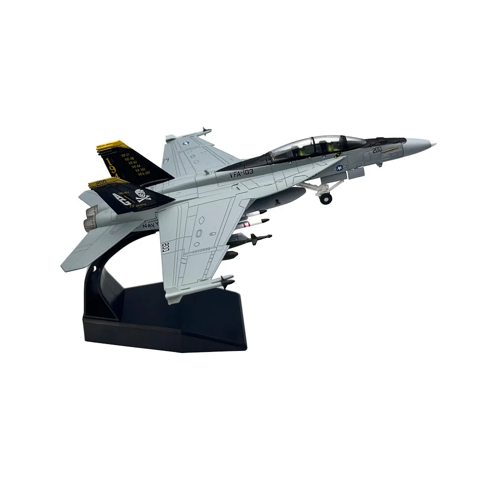 1/100 Scale US F18 F/A-18F Super Hornet VFA-2 Fighter Jet Airplane Aircraft Metal Military Plane Toy Model Collection Gift 1/100 Scale US F18 F/A-18F Super Hornet VFA-2 Fighter Jet Airplane Aircraft Metal Military Plane Toy Model Collection Gift