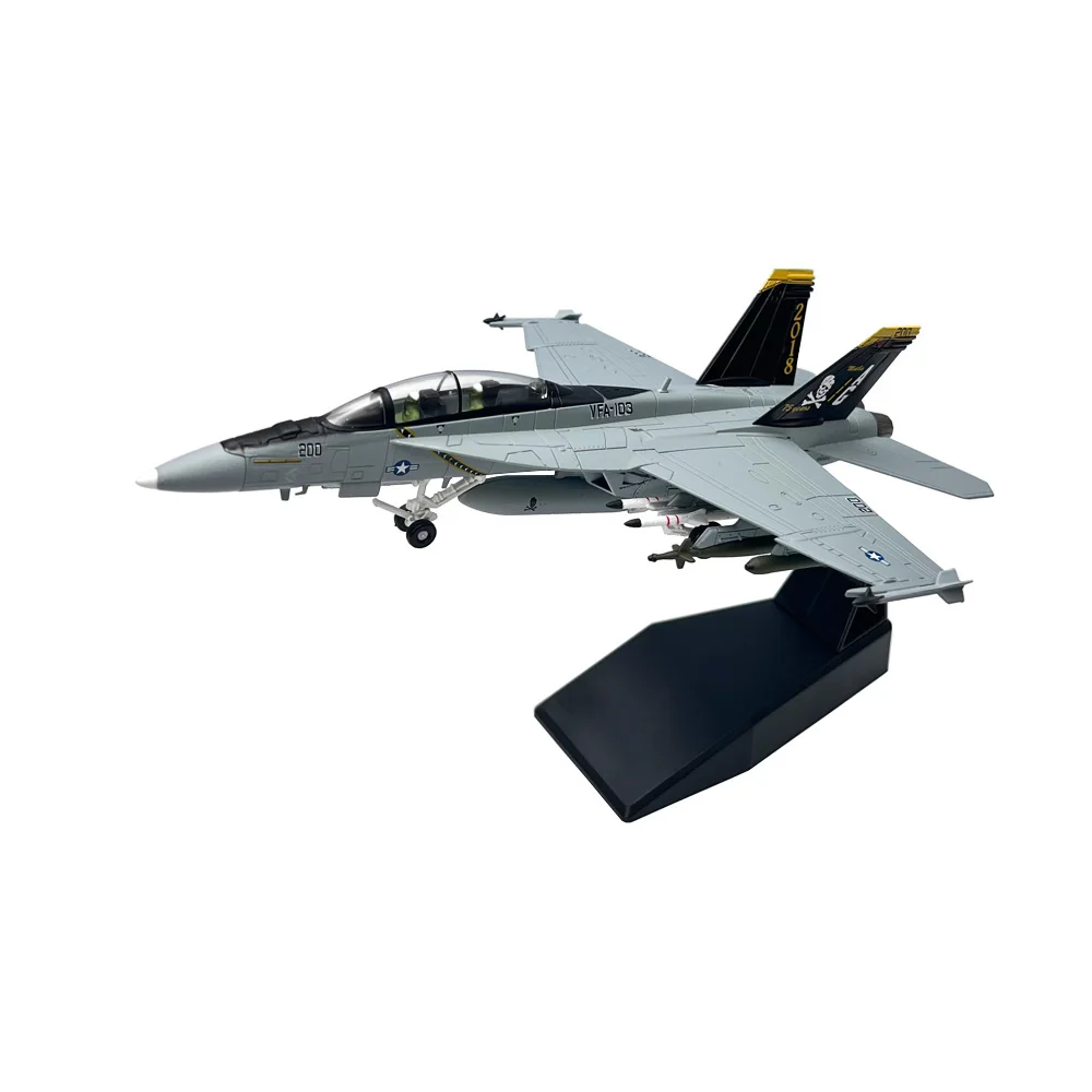 1/100 Scale US F18 F/A-18F Super Hornet VFA-2 Fighter Jet Airplane Aircraft Metal Military Plane Toy Model Collection Gift 1/100 Scale US F18 F/A-18F Super Hornet VFA-2 Fighter Jet Airplane Aircraft Metal Military Plane Toy Model Collection Gift