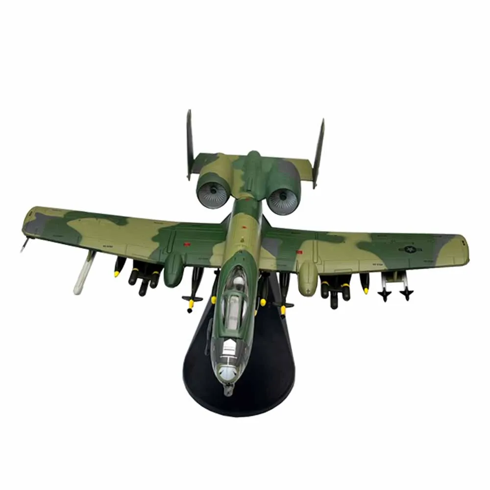 1/100 Scale US A-10 A10 Thunderbolt II Warthog Hog Attack Plane Fighter Diecast Metal Aircraft Model Children Boy Toy Gift 1/100 Scale US A-10 A10 Thunderbolt II Warthog Hog Attack Plane Fighter Diecast Metal Aircraft Model Children Boy Toy Gift