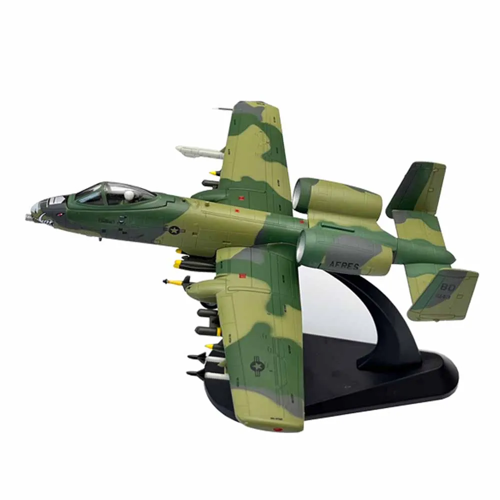 1/100 Scale US A-10 A10 Thunderbolt II Warthog Hog Attack Plane Fighter Diecast Metal Aircraft Model Children Boy Toy Gift 1/100 Scale US A-10 A10 Thunderbolt II Warthog Hog Attack Plane Fighter Diecast Metal Aircraft Model Children Boy Toy Gift