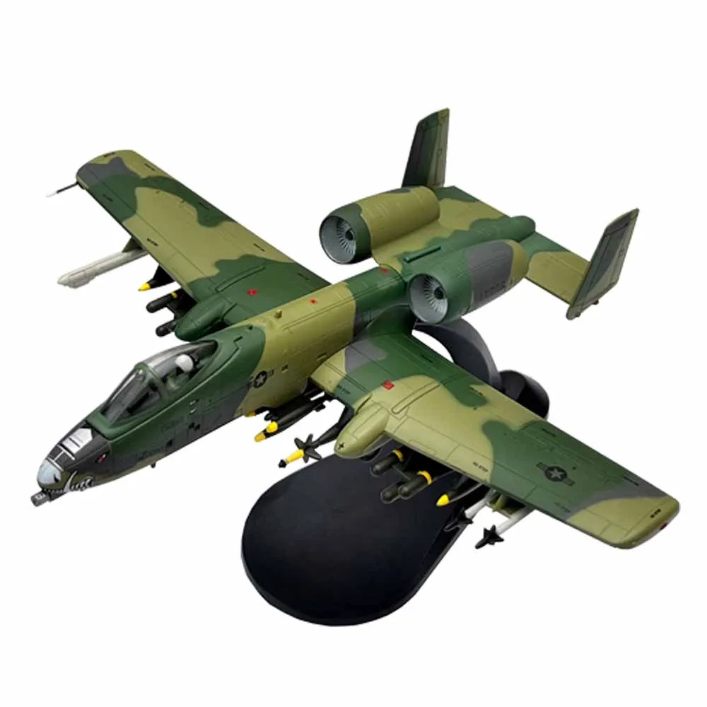 1/100 Scale US A-10 A10 Thunderbolt II Warthog Hog Attack Plane Fighter Diecast Metal Aircraft Model Children Boy Toy Gift 1/100 Scale US A-10 A10 Thunderbolt II Warthog Hog Attack Plane Fighter Diecast Metal Aircraft Model Children Boy Toy Gift