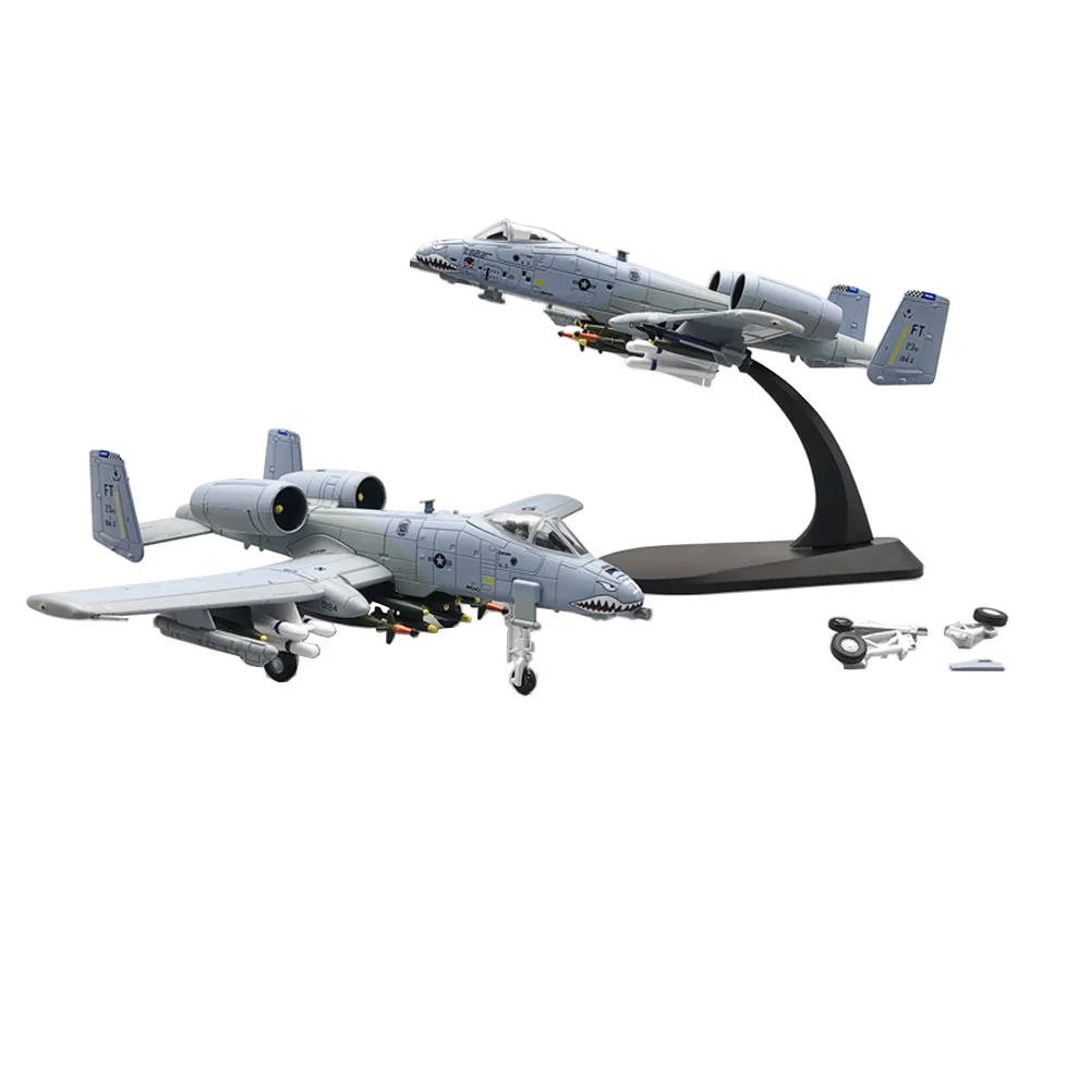 1/100 Scale US A-10 A10 Thunderbolt II Warthog Hog Attack Plane Fighter Diecast Metal Aircraft Model Children Boy Toy Gift 1/100 Scale US A-10 A10 Thunderbolt II Warthog Hog Attack Plane Fighter Diecast Metal Aircraft Model Children Boy Toy Gift