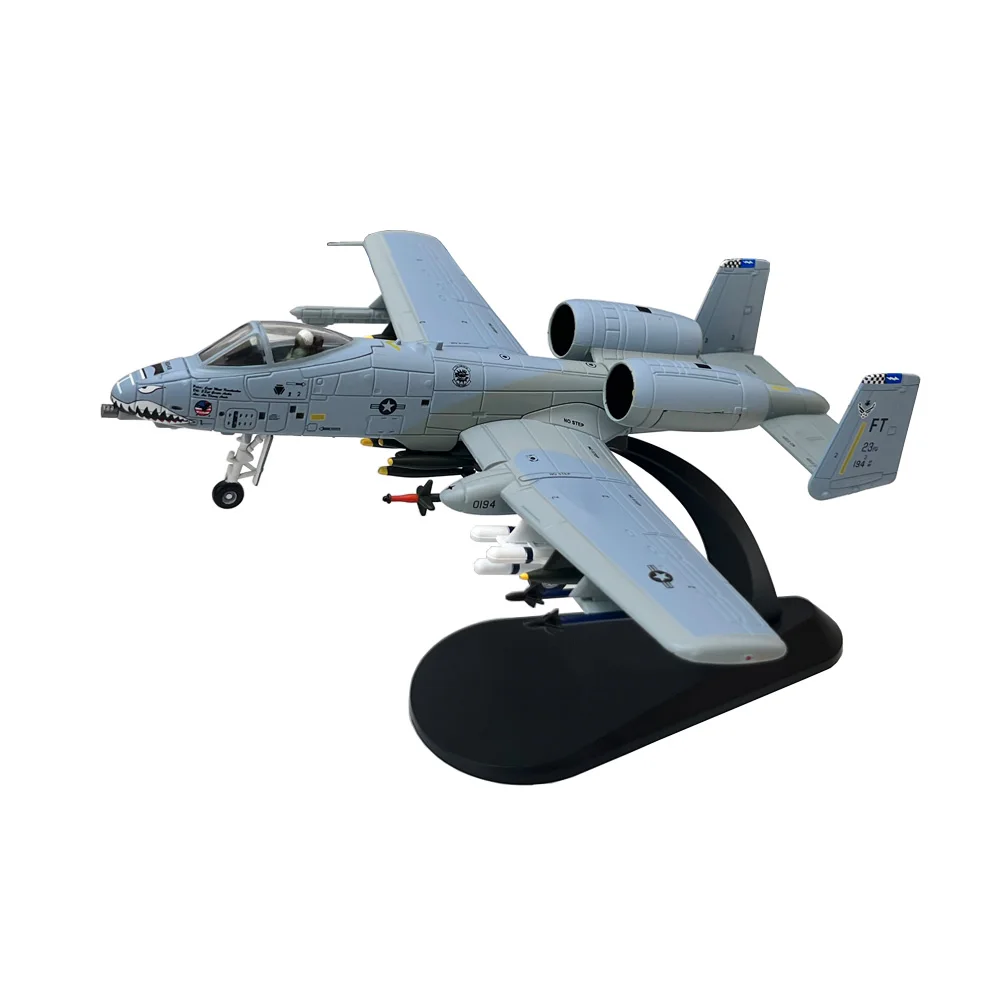 1/100 Scale US A-10 A10 Thunderbolt II Warthog Hog Attack Plane Fighter Diecast Metal Aircraft Model Children Boy Toy Gift 1/100 Scale US A-10 A10 Thunderbolt II Warthog Hog Attack Plane Fighter Diecast Metal Aircraft Model Children Boy Toy Gift