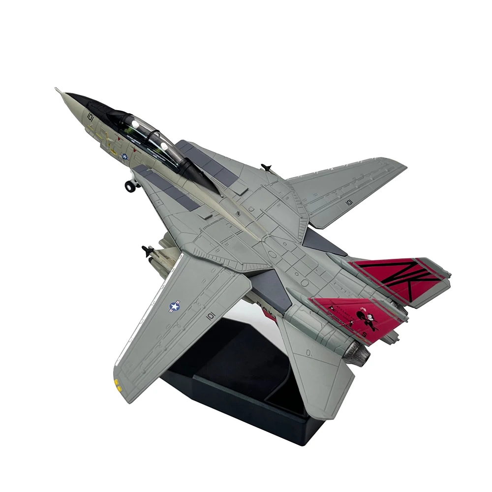 1/100 Scale US Grumman F-14 F14 Tomcat Bombcat Fighter Diecast Metal Airplane Plane Aircraft Model Children Toy Collection Gift